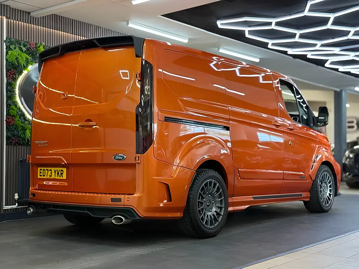 Used 2023 Ford Transit Custom Low Roof Limited Van Orange - Interior and Exterior details 10