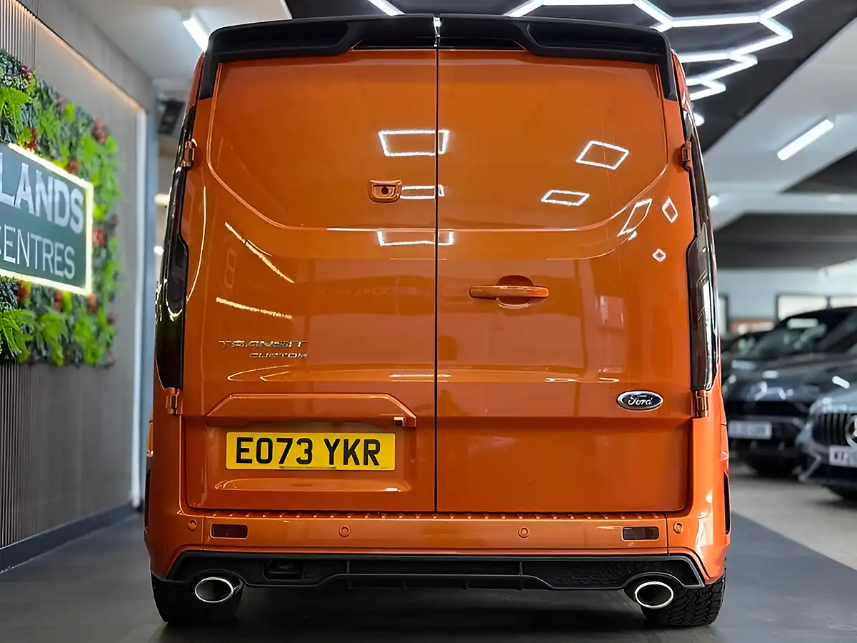 Used 2023 Ford Transit Custom Low Roof Limited Van Orange - Interior and Exterior details 11