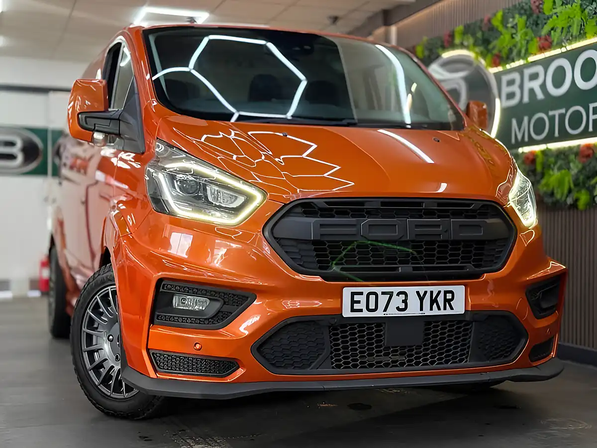Used 2023 Ford Transit Custom Low Roof Limited Van Orange - Interior and Exterior details 3