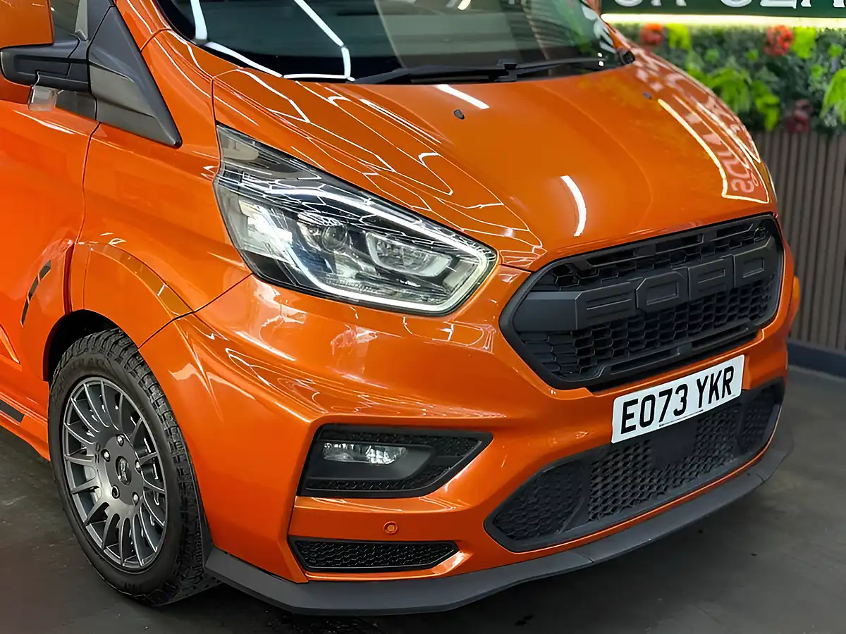 Used 2023 Ford Transit Custom Low Roof Limited Van Orange - Interior and Exterior details 4