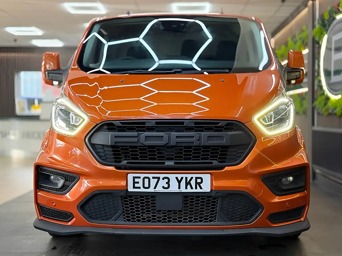 Used 2023 Ford Transit Custom Low Roof Limited Van Orange - Interior and Exterior details 6