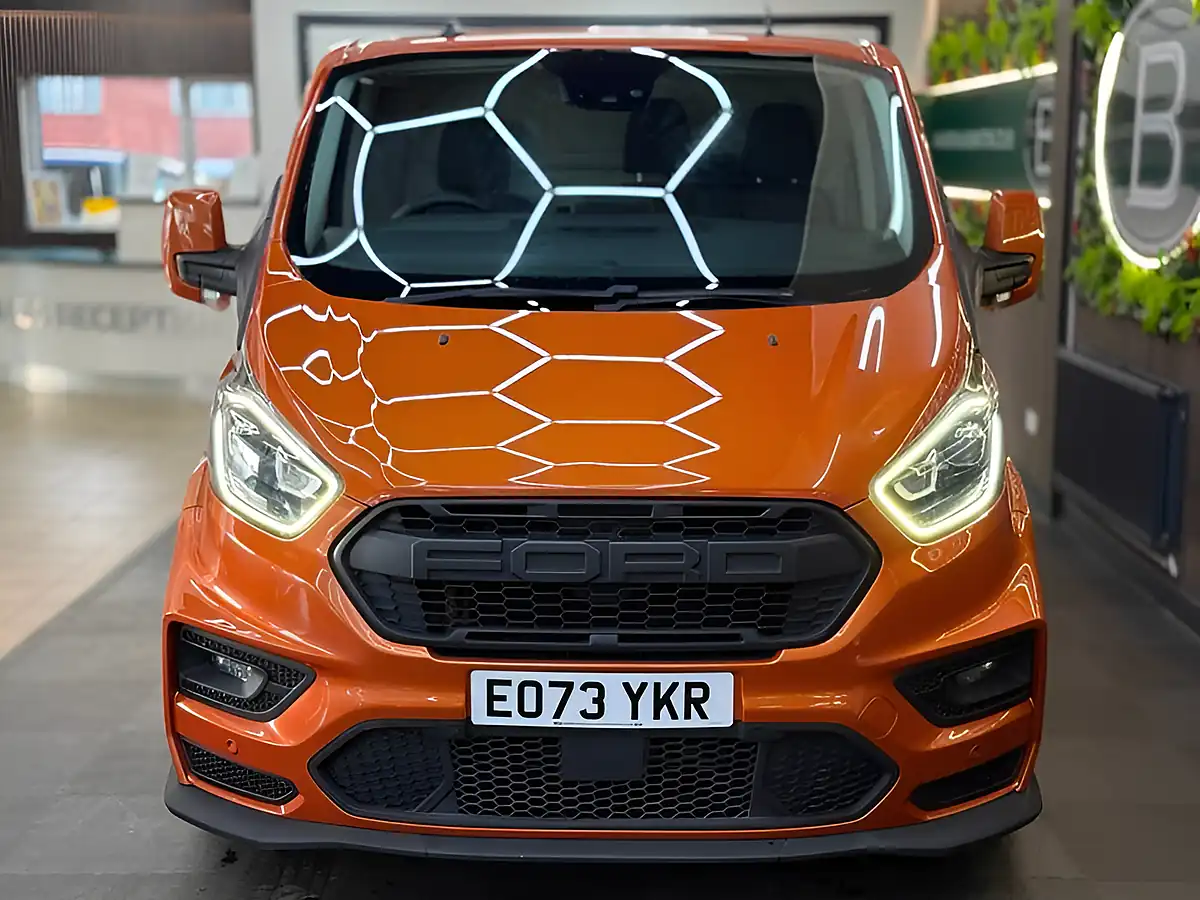 Used 2023 Ford Transit Custom Low Roof Limited Van Orange - Interior and Exterior details 7