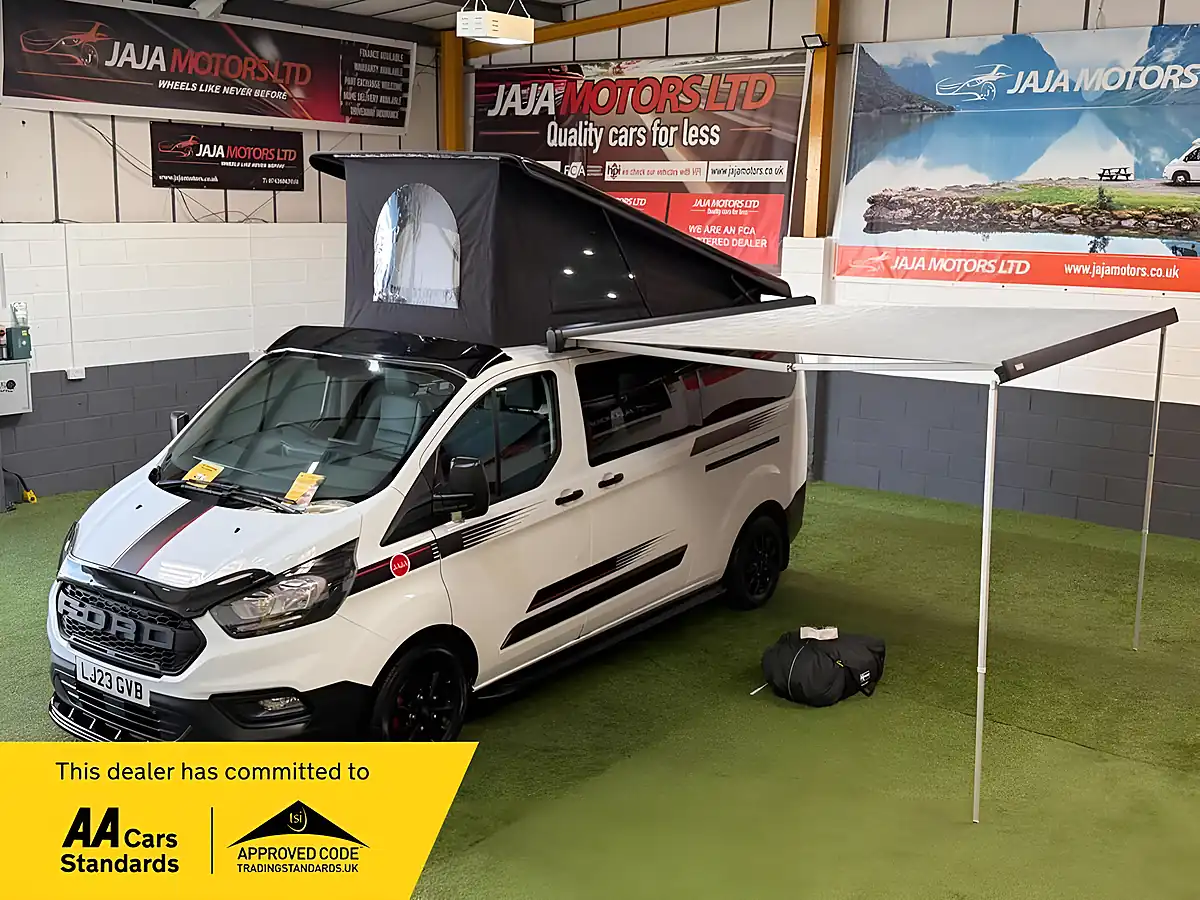 Used 2023 Ford Transit Custom Lwb Campervan White - Front View