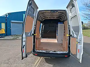 Used 2023 Ford Transit Custom Panel Van L2 H2 Silver - Interior and Exterior details 11