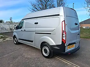 Used 2023 Ford Transit Custom Panel Van L2 H2 Silver - Interior and Exterior details 3