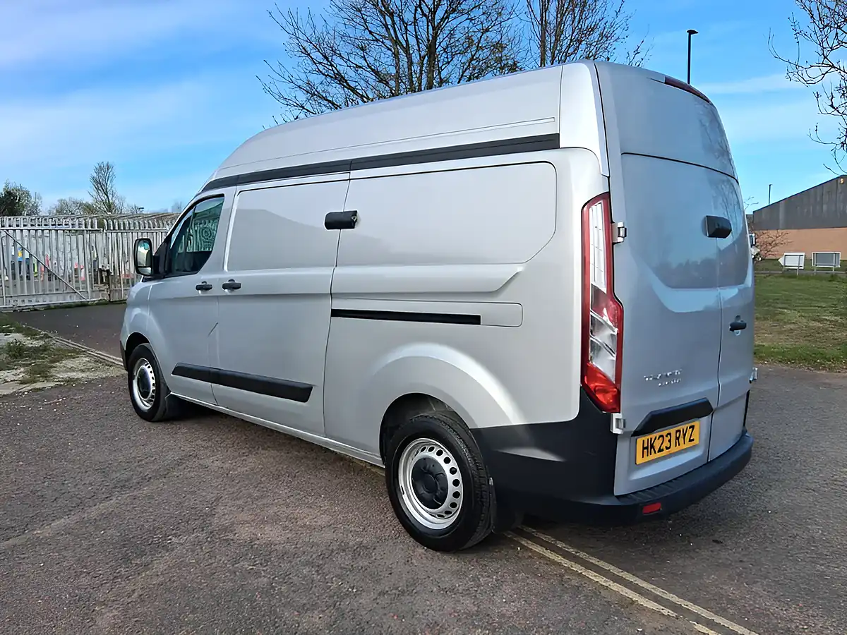 Used 2023 Ford Transit Custom Panel Van L2 H2 Silver - Interior and Exterior details 3
