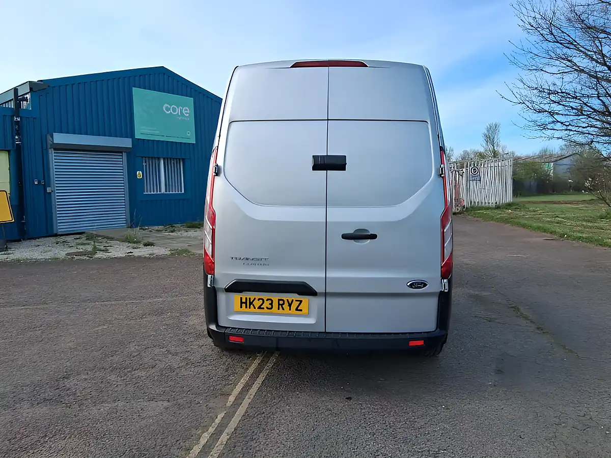 Used 2023 Ford Transit Custom Panel Van L2 H2 Silver - Interior and Exterior details 4