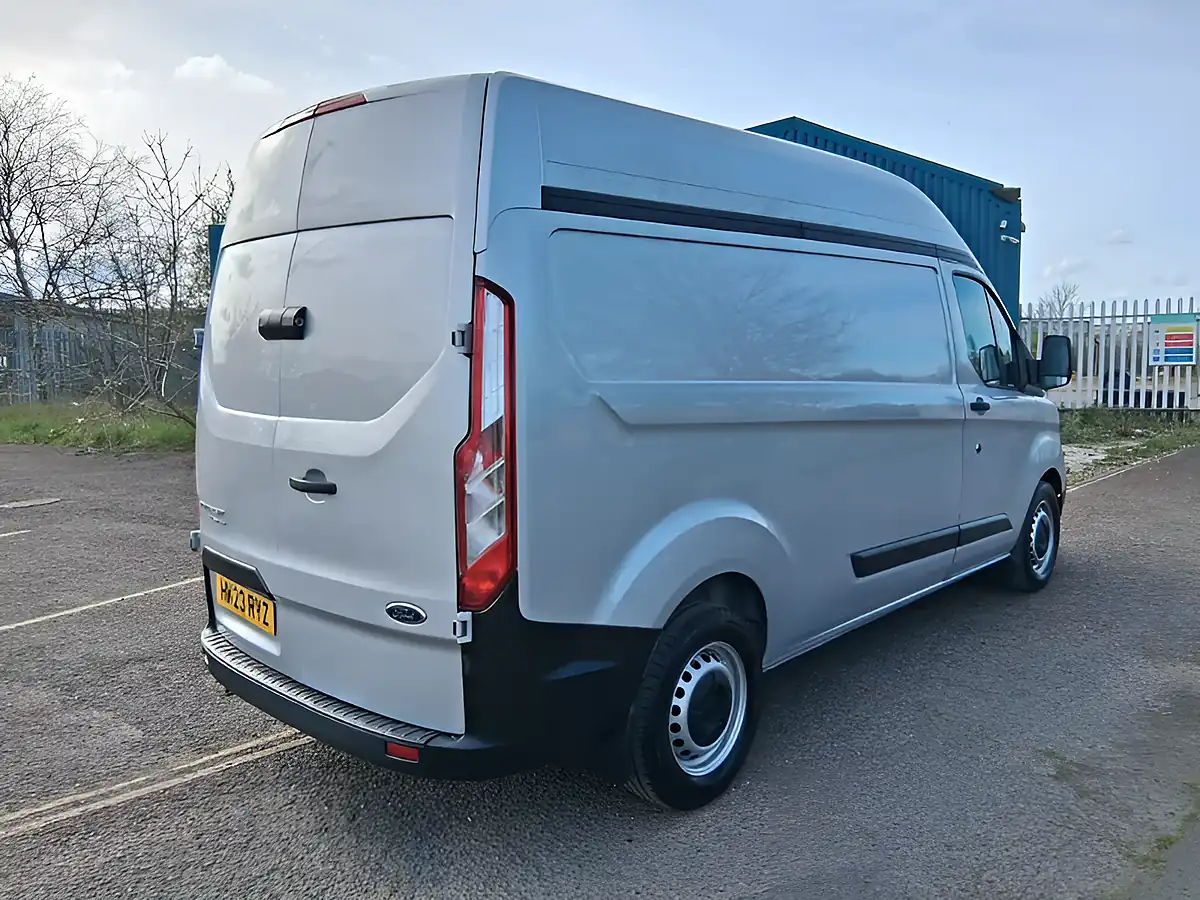 Used 2023 Ford Transit Custom Panel Van L2 H2 Silver - Interior and Exterior details 5