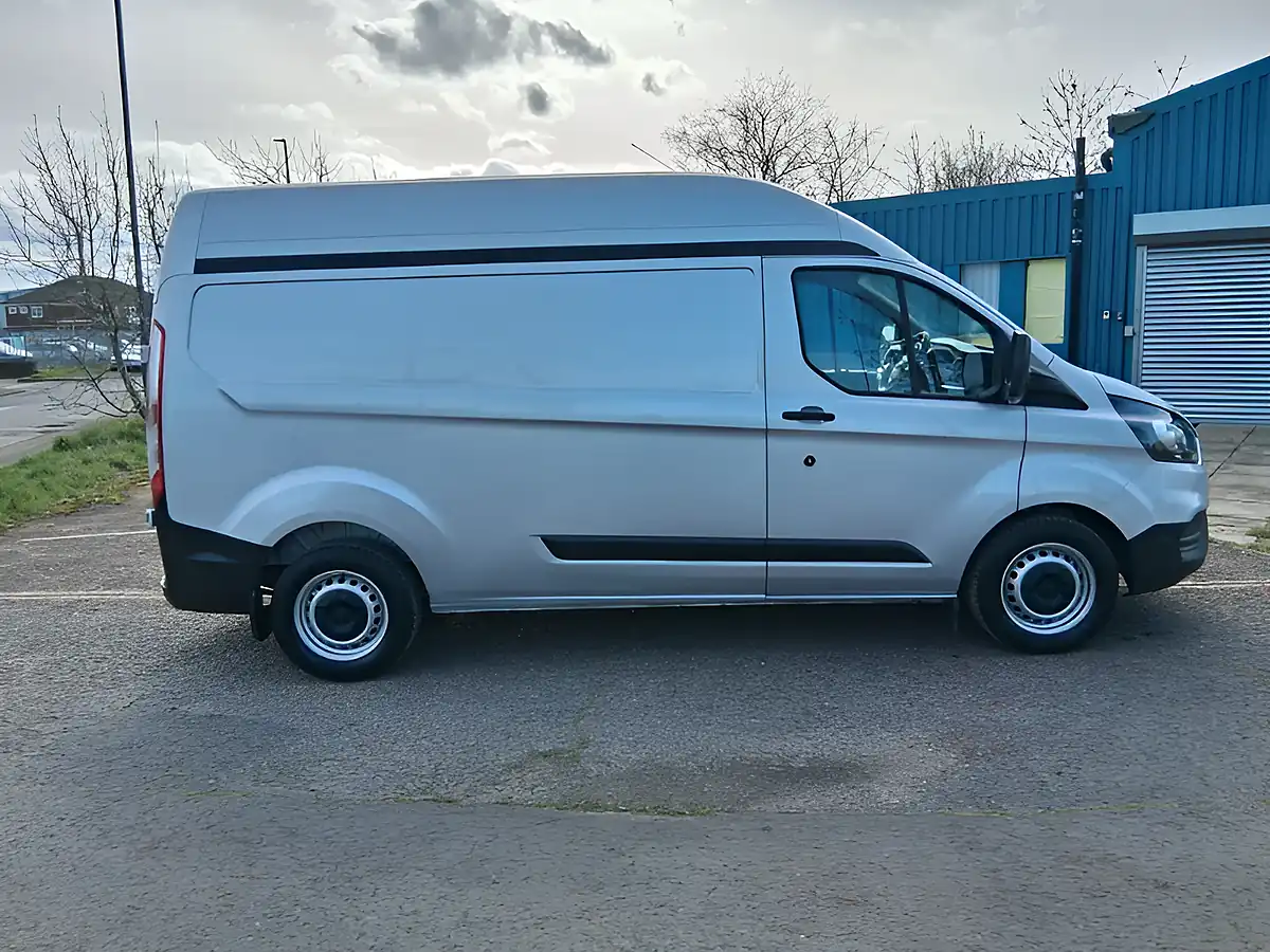 Used 2023 Ford Transit Custom Panel Van L2 H2 Silver - Interior and Exterior details 6