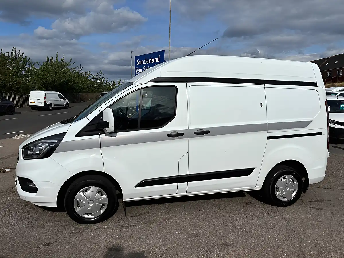 Used 2023 Ford Transit Custom Trend L1 H2 White - Interior and Exterior details 2
