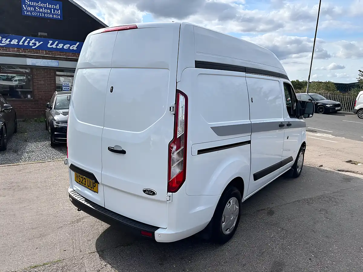 Used 2023 Ford Transit Custom Trend L1 H2 White - Interior and Exterior details 5