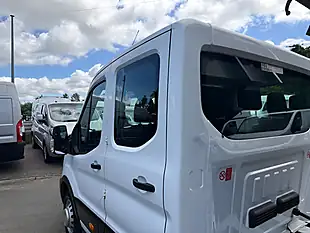 Used 2023 Ford Transit Leader Double Cab Tipper White - Interior and Exterior details 10