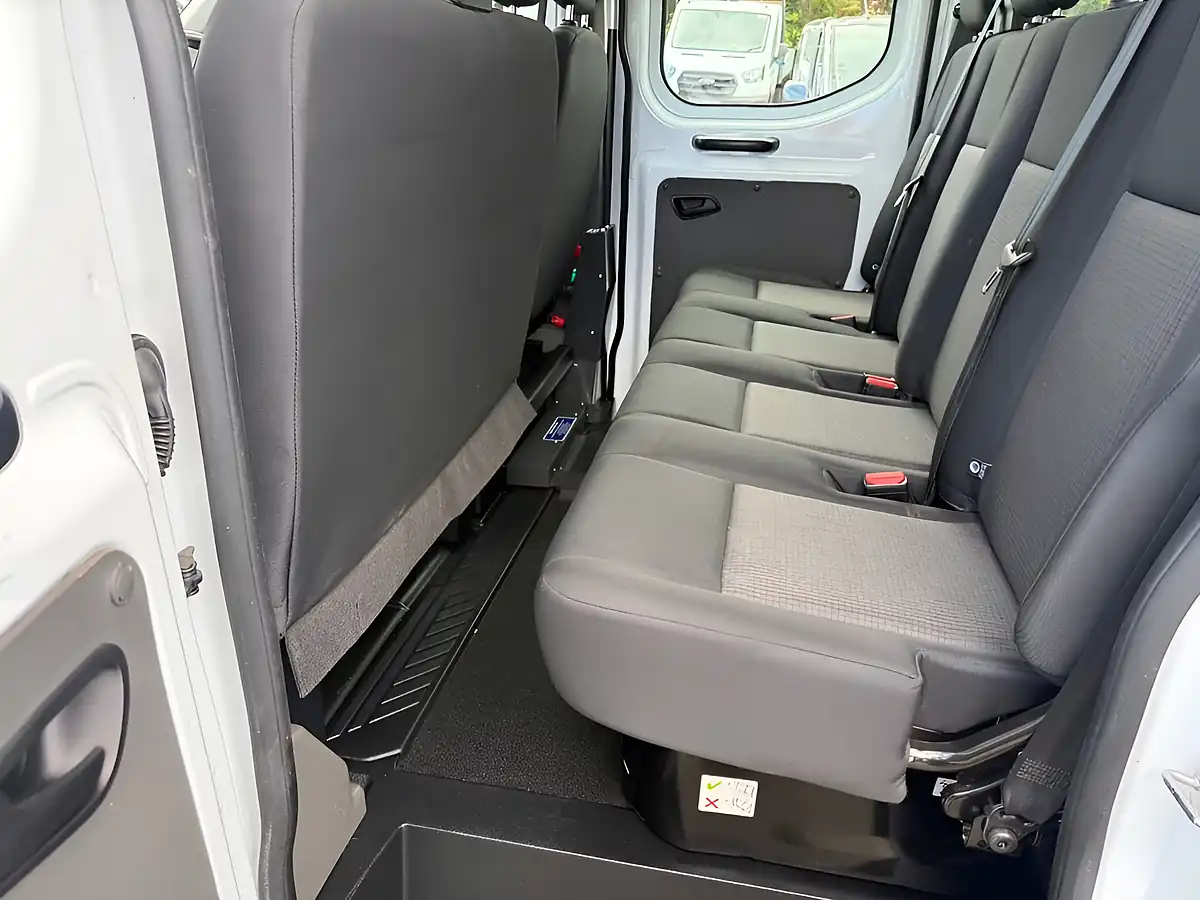 Used 2023 Ford Transit Leader Double Cab Tipper White - Interior and Exterior details 5