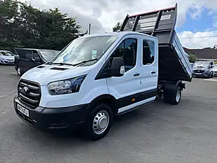Used 2023 Ford Transit Leader Double Cab Tipper White - Interior and Exterior details 9