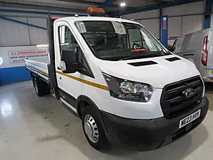 Used 2023 Ford Transit Leader Dropside White - Interior and Exterior details 2