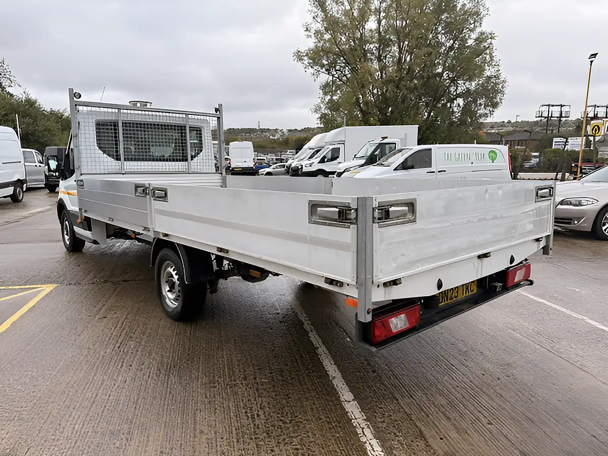 Used 2023 Ford Transit Leader Dropside White - Interior and Exterior details 6