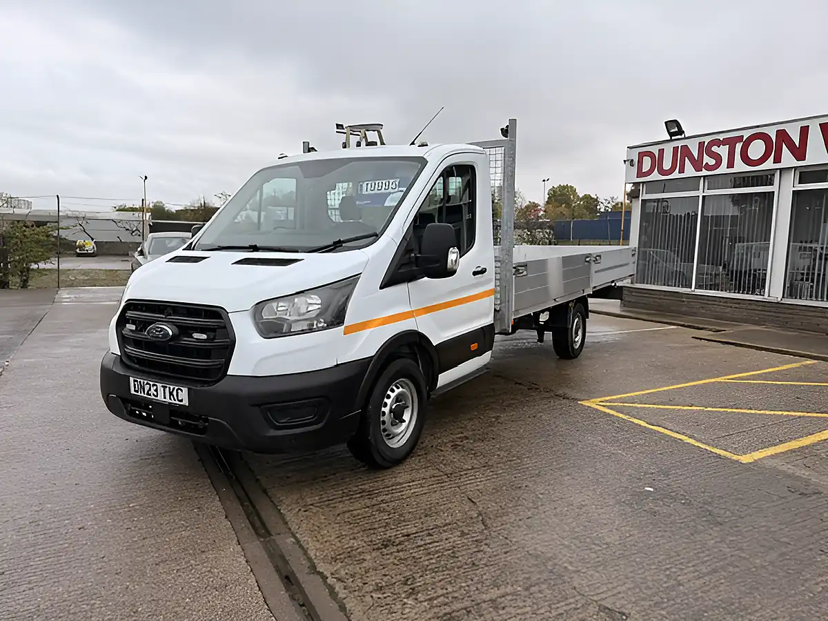 Used 2023 Ford Transit Leader Dropside White - Interior and Exterior details 8