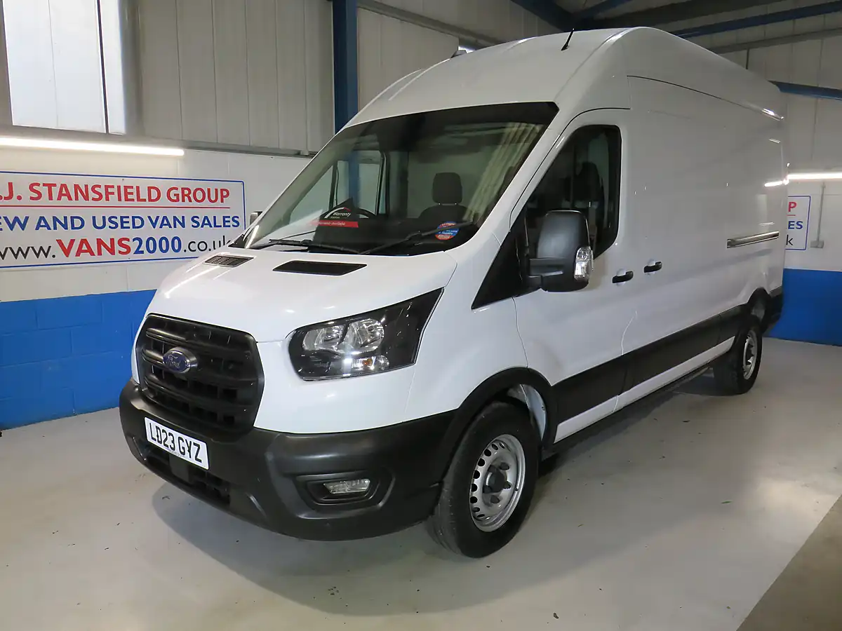Used 2023 Ford Transit Leader White - Front View