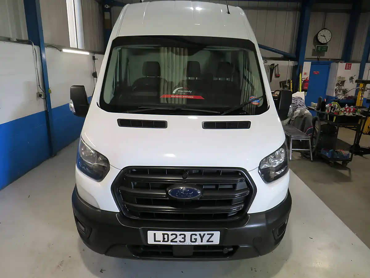 Used 2023 Ford Transit Leader White - Interior and Exterior details 2