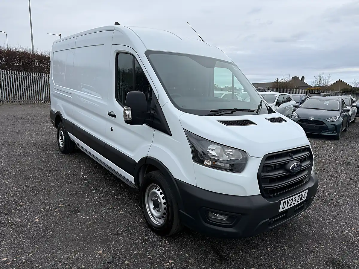 Used 2023 Ford Transit Leader White - Front View