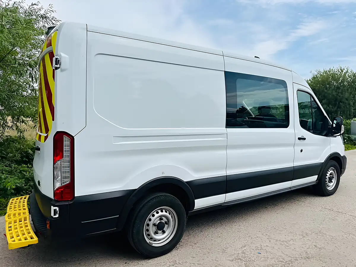 Used 2023 Ford Transit Leader White - Interior and Exterior details 2