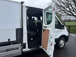 Used 2023 Ford Transit Transit Leader Double Chassis Cab 350 L3 White - Interior and Exterior details 10