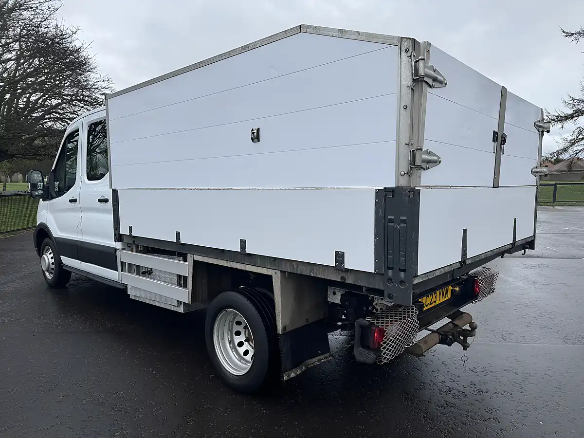 Used 2023 Ford Transit Transit Leader Double Chassis Cab 350 L3 White - Interior and Exterior details 5