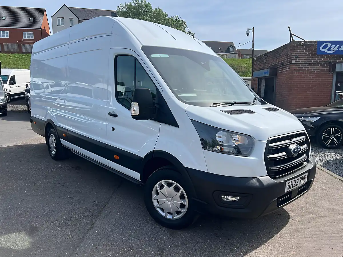 Used 2023 Ford Transit Trend White - Interior and Exterior details 2