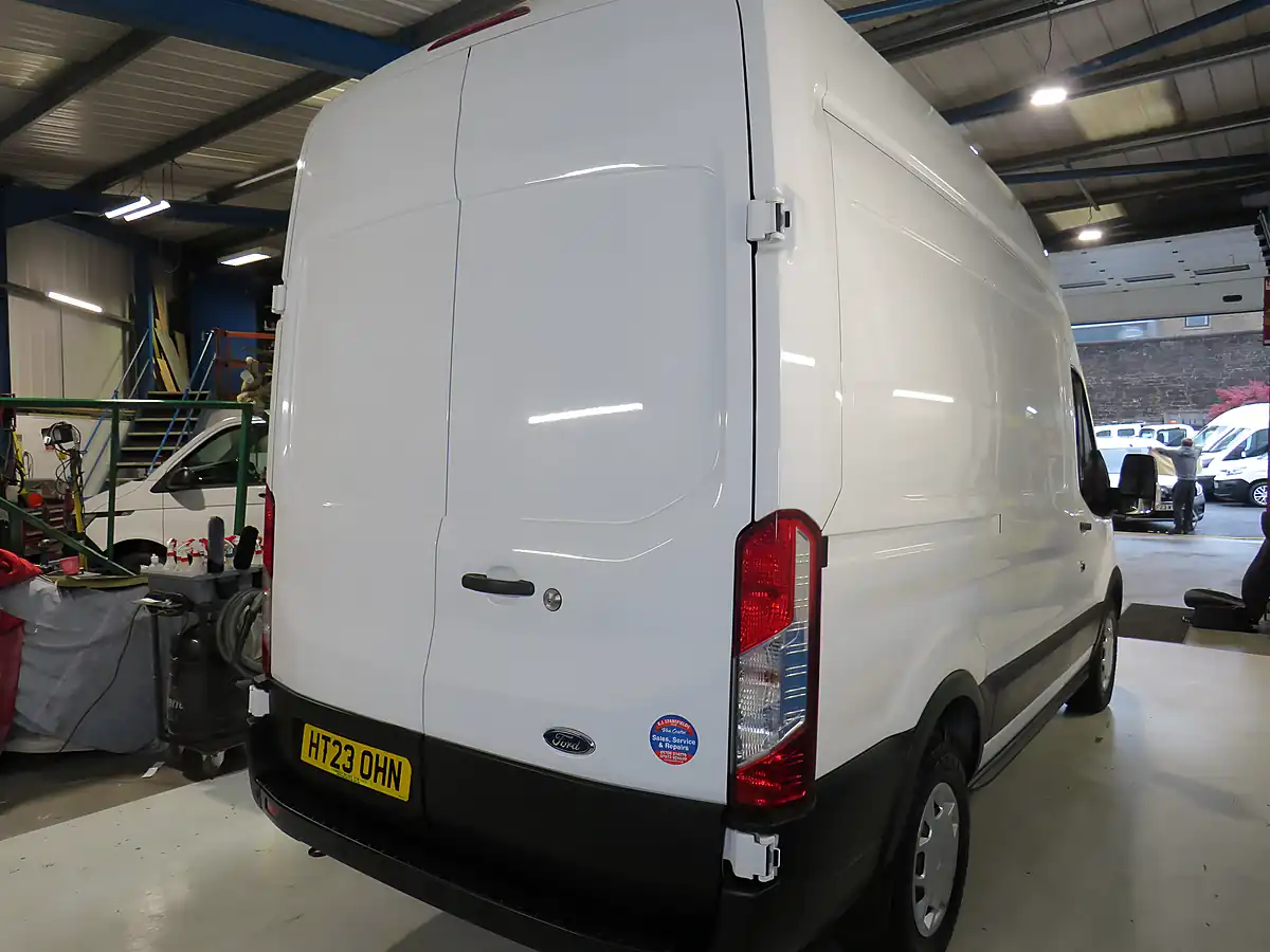 Used 2023 Ford Transit Trend White - Interior and Exterior details 4