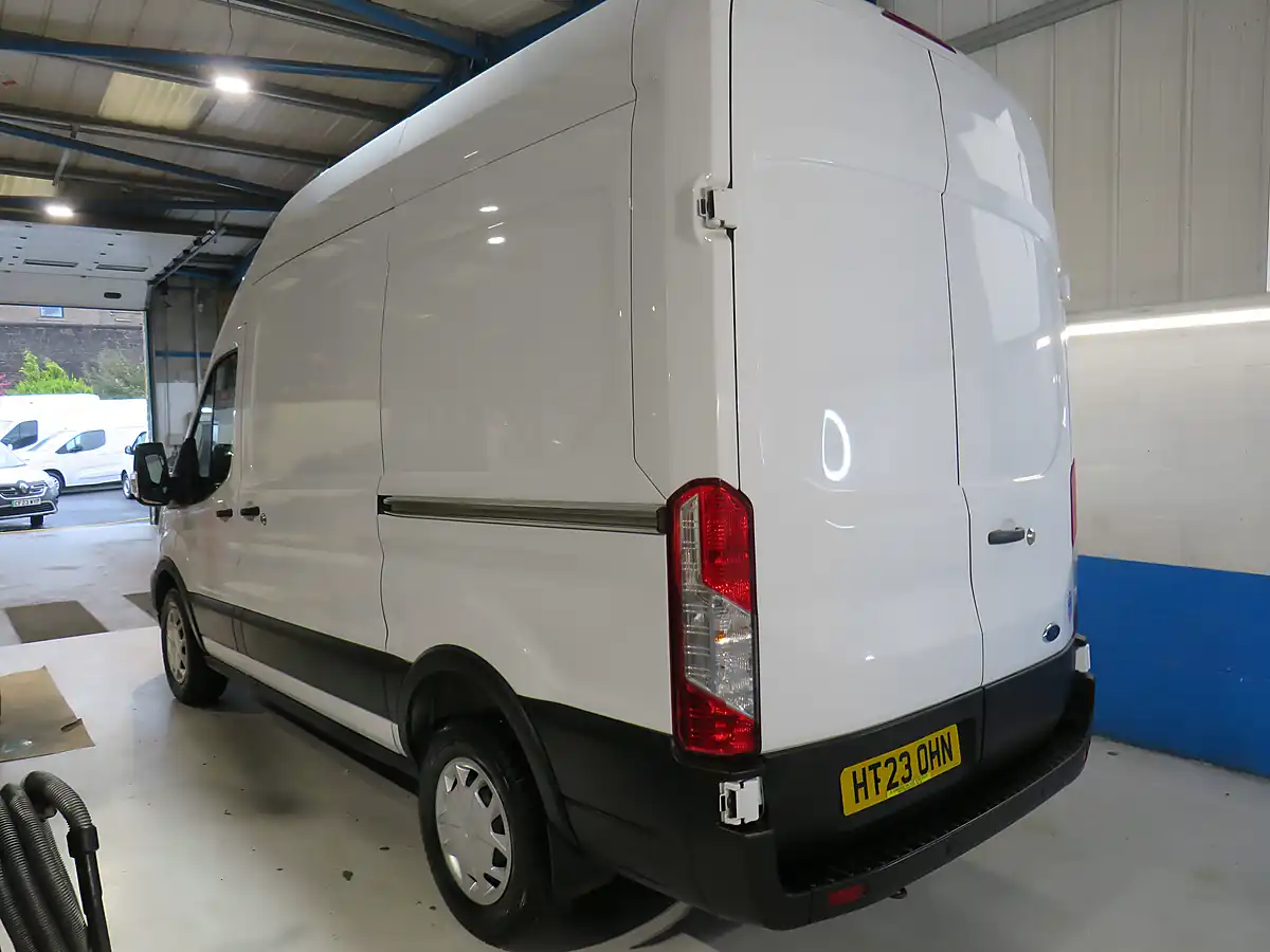Used 2023 Ford Transit Trend White - Interior and Exterior details 6