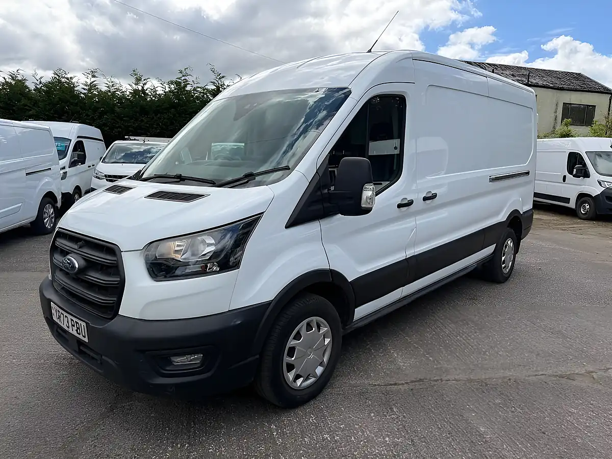 Used 2023 Ford Transit Trend White - Front View