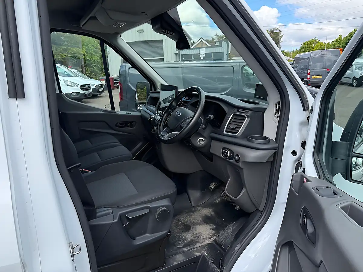 Used 2023 Ford Transit Trend White - Interior and Exterior details 13