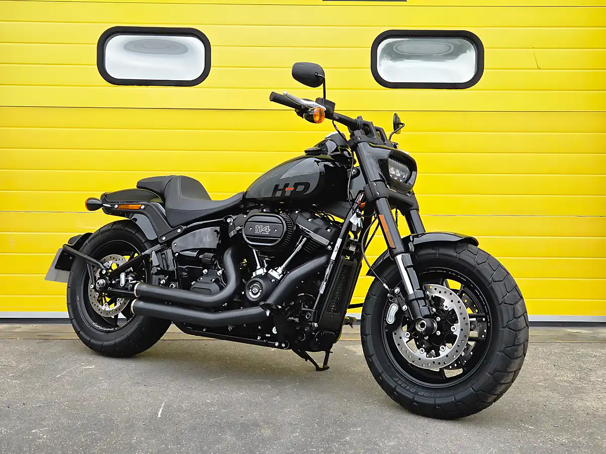 Used 2023 Harley-Davidson Softail Fat Bob Black - Front View