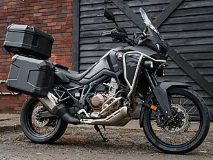 Used 2023 Honda Africa Twin Adventure Stealth Black Metallic - Interior and Exterior details 14