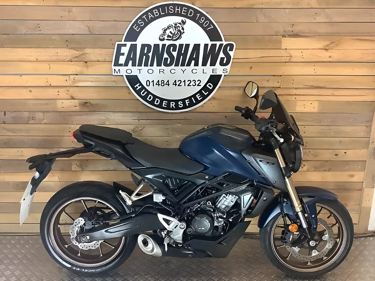 Used 2023 Honda Cb R Blue - Front View