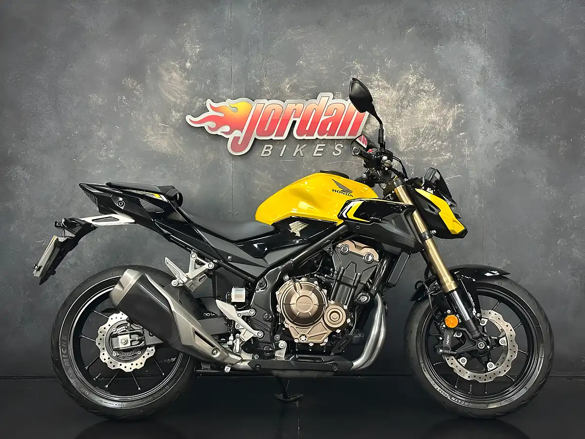 Used 2023 Honda CB500F 500 Yellow - Front View