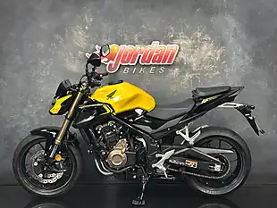 Used 2023 Honda CB500F 500 Yellow - Interior and Exterior details 2