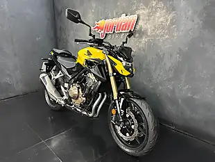 Used 2023 Honda CB500F 500 Yellow - Interior and Exterior details 4