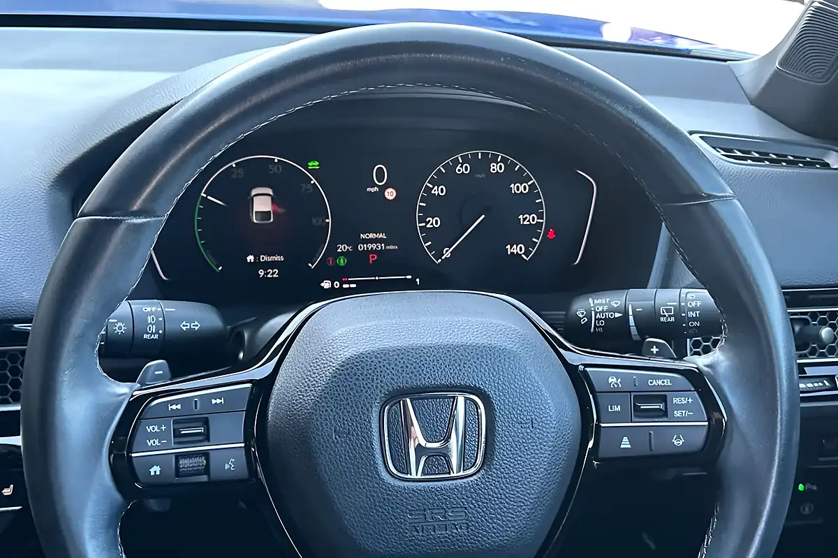 Used 2023 Honda Civic Sport Blue - Interior and Exterior details 10