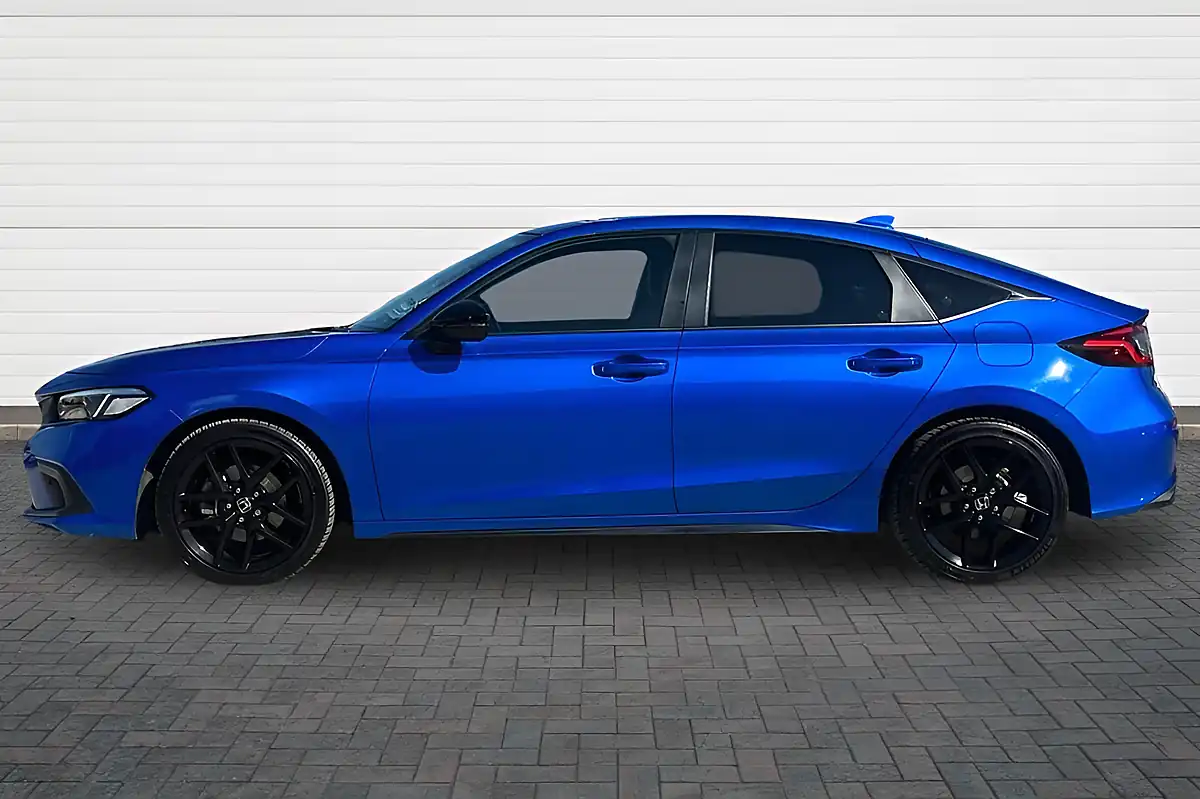 Used 2023 Honda Civic Sport Blue - Interior and Exterior details 6