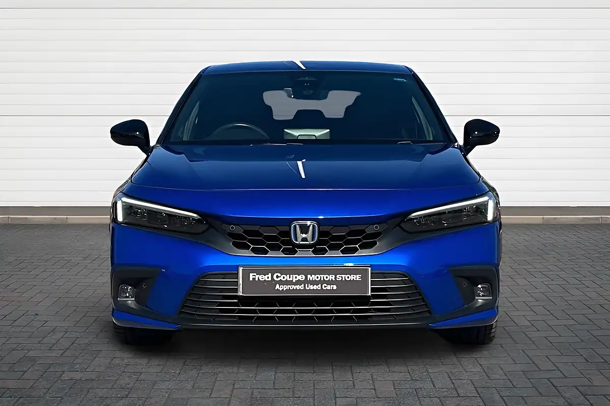 Used 2023 Honda Civic Sport Blue - Interior and Exterior details 8