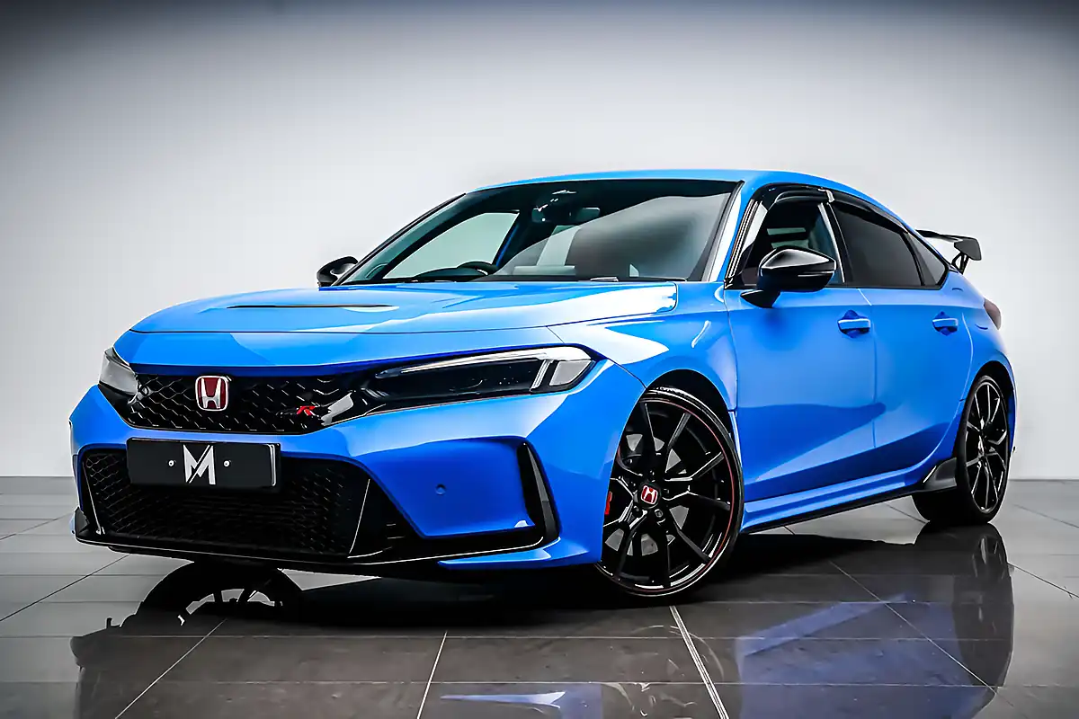 Used 2023 Honda Civic Type R Racing Blue Pearl - Interior and Exterior details 5