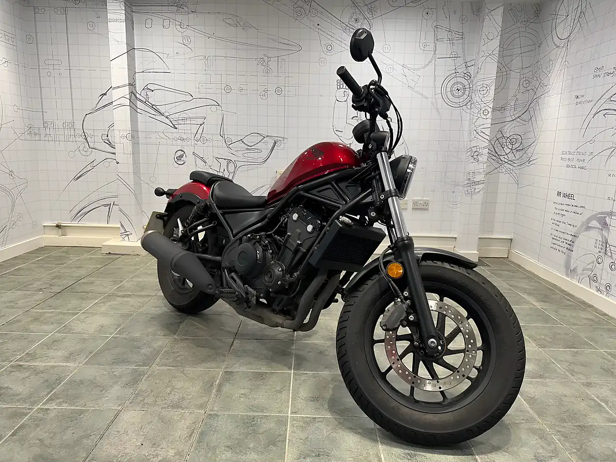 Used 2023 Honda CMX500 Rebel Rebel Red - Front View