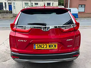 Used 2023 Honda Cr-V Ex Red - Interior and Exterior details 9
