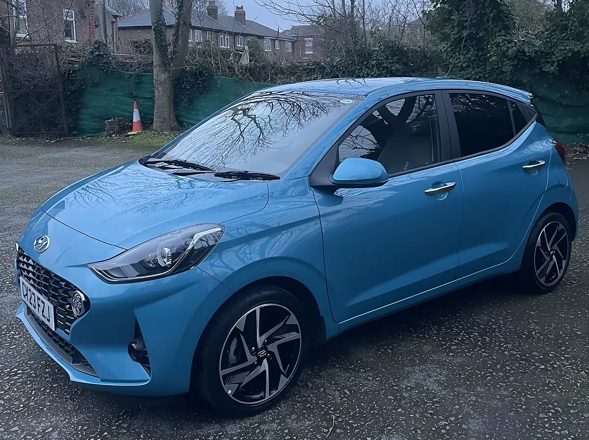 Used 2023 Hyundai I10 Prem Blue - Interior and Exterior details 3