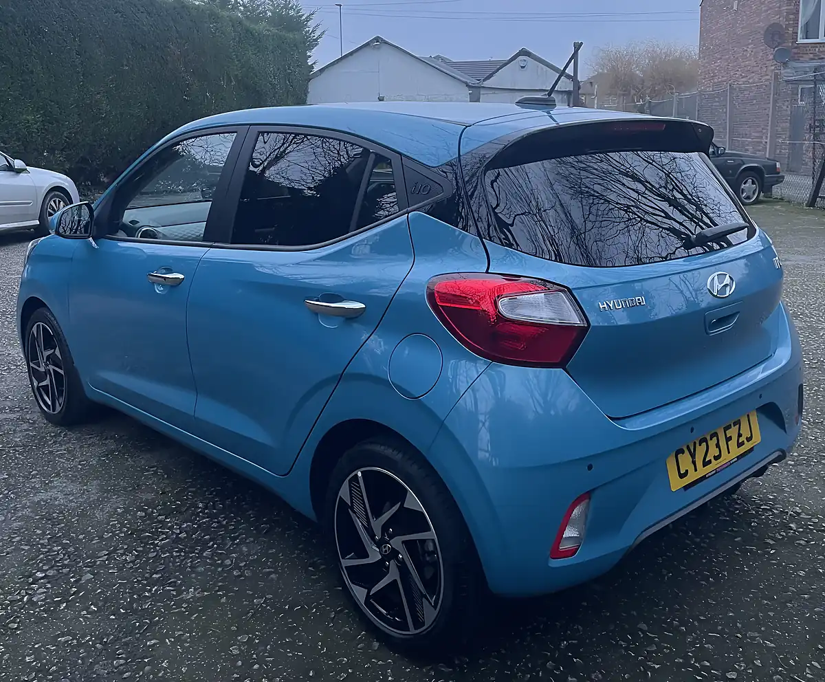 Used 2023 Hyundai I10 Prem Blue - Interior and Exterior details 4