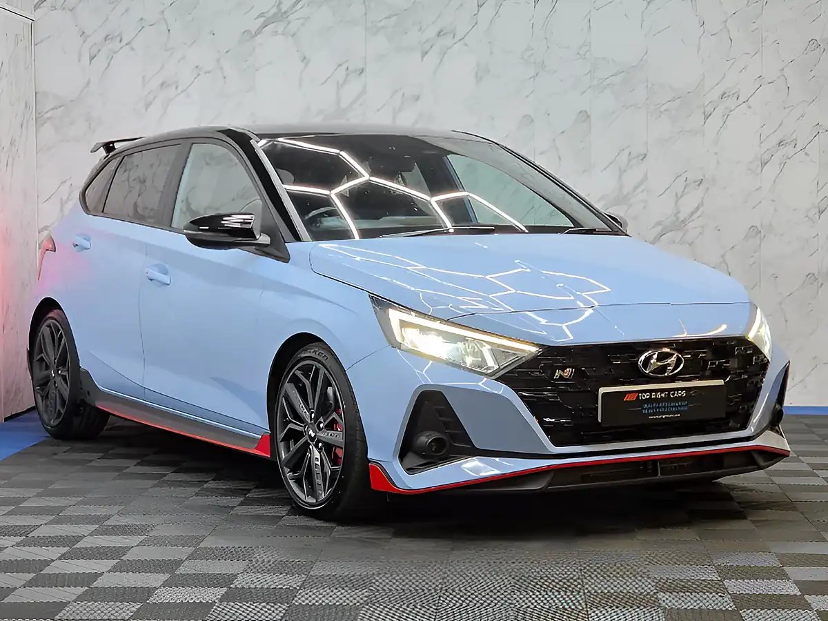 Used 2023 Hyundai i20 N Blue - Front View