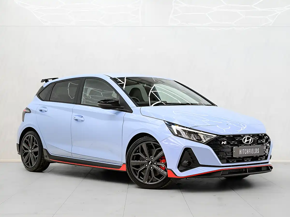 Used 2023 Hyundai I20 N Blue - Front View