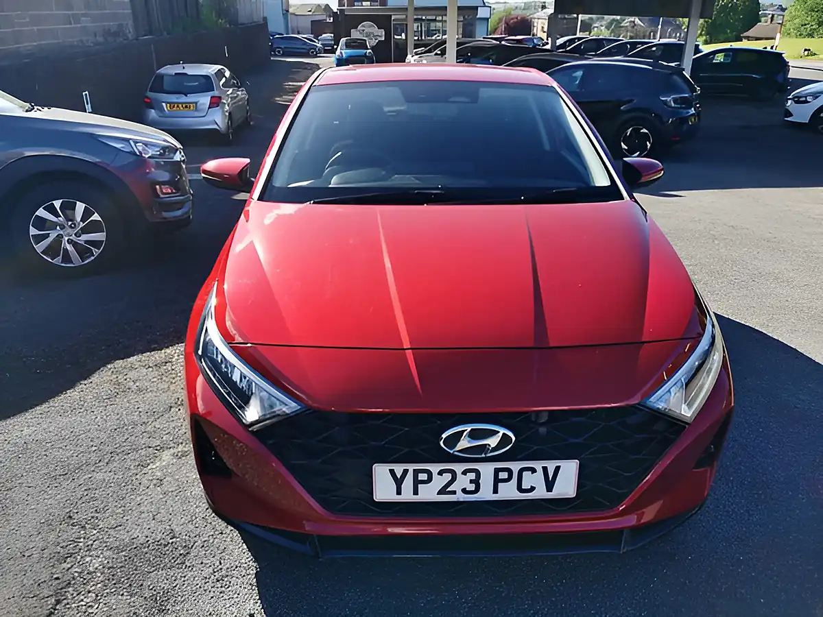 Used 2023 Hyundai I20 Premium Dragon Red - Interior and Exterior details 2