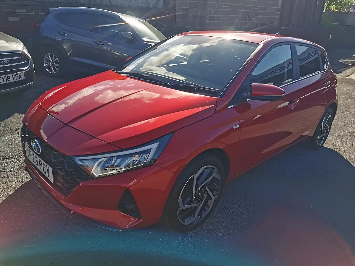Used 2023 Hyundai I20 Premium Dragon Red - Interior and Exterior details 3